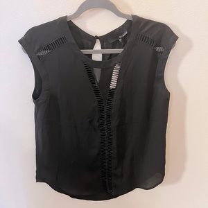 Blouse w/ Perforated Detail NWT by Ro & De (Nordstrom)